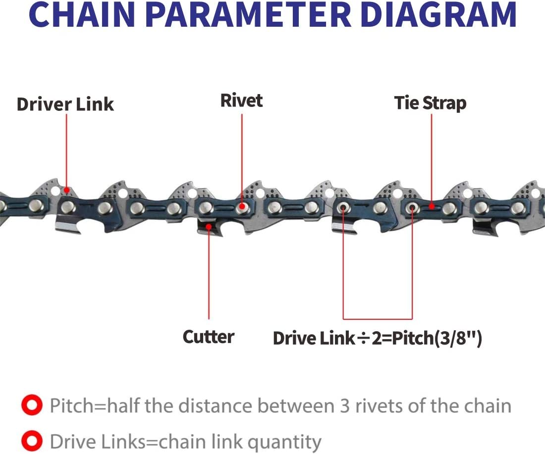 6 | 8  Inch Chains For Aussies Premium Chainsaw